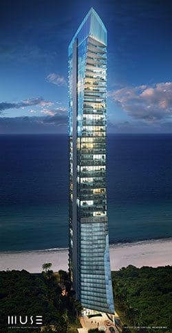 Muse Sunny Isles Beach — 49-story oceanfront condominium, FL